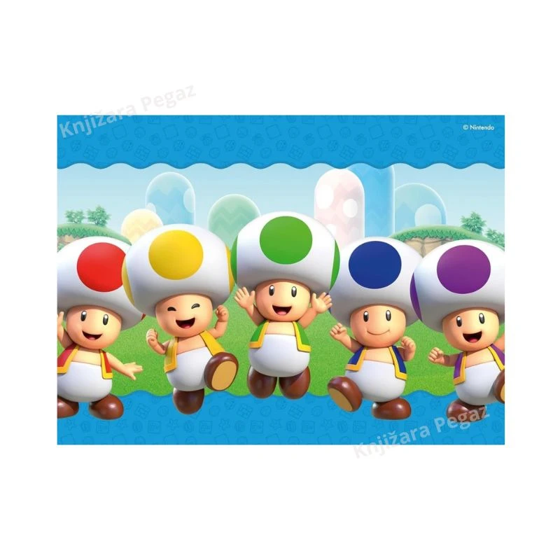 Ravensburger puzzle Super Mario slagalice za decu, 4u1, edukativne puzle za uzrast 3+ RA12004107
