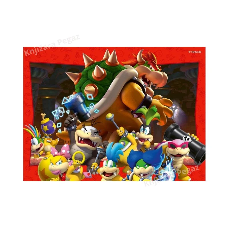 Ravensburger puzzle Super Mario slagalice za decu, 4u1, edukativne puzle za uzrast 3+ RA12004107