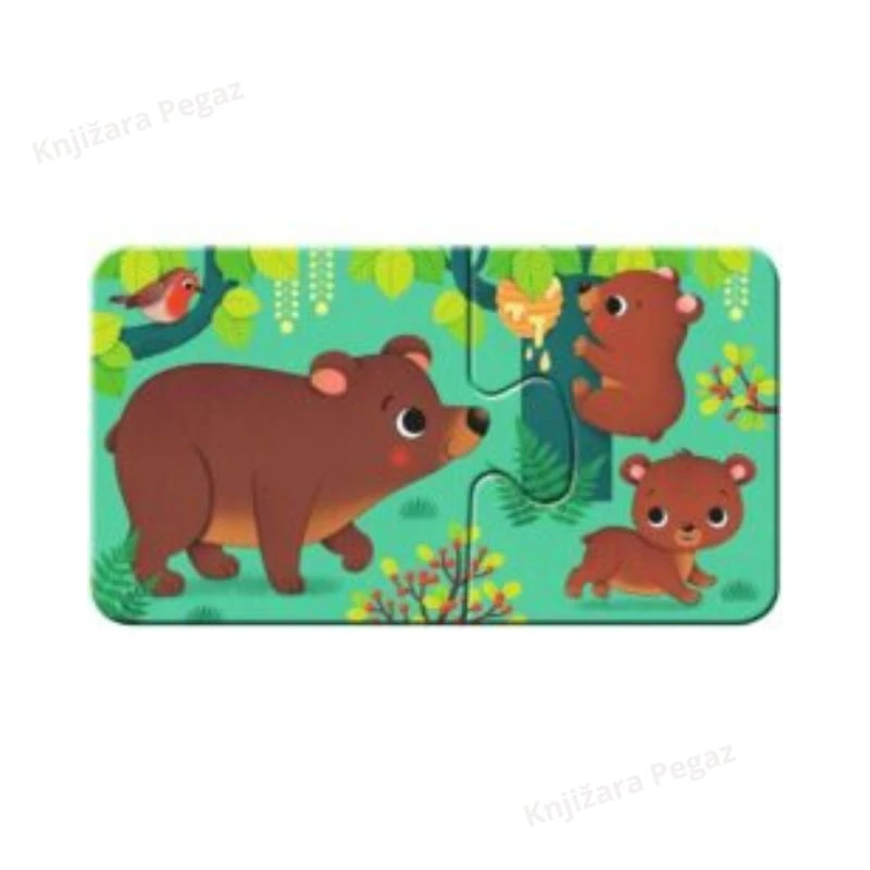 Ravensburger moje prve puzzle životinje i mladunci slagalica za decu 2+  RA03123
