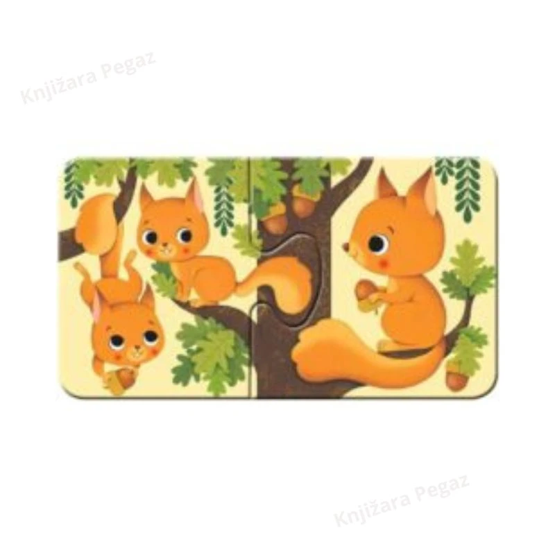 Ravensburger moje prve puzzle životinje i mladunci slagalica za decu 2+  RA03123