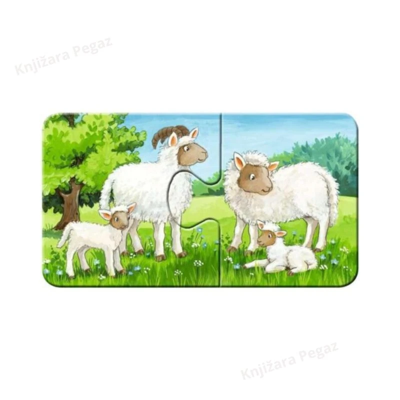 Ravensburger moje prve puzzle - životinje, slagalica za decu 2+ , RA0507