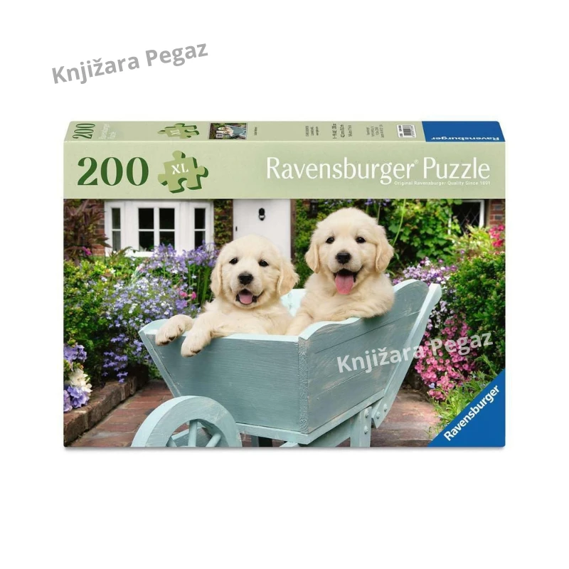 Ravensburger Zlatni retriver puzzle 200 XL delova za uzrast 9+ Feel WELL & Puzzle, sa podlogom i slikom u prirodnoj veličini, 42,2 x 29,2 cm RA12001368