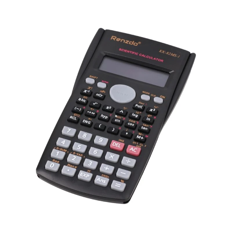Renzdo KK-82MS-1 matematički kalkulator, 240 funkcija, 10+2 cifara, statističke i razlomne operacije, dvoredni displej