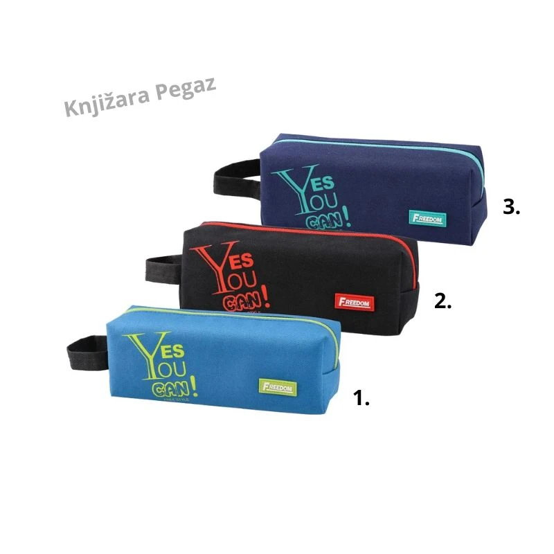 Sazio Neo Rivera 206 Yes You Can Prazna Školska Pernica 1 Zip sa Ručkom 118014