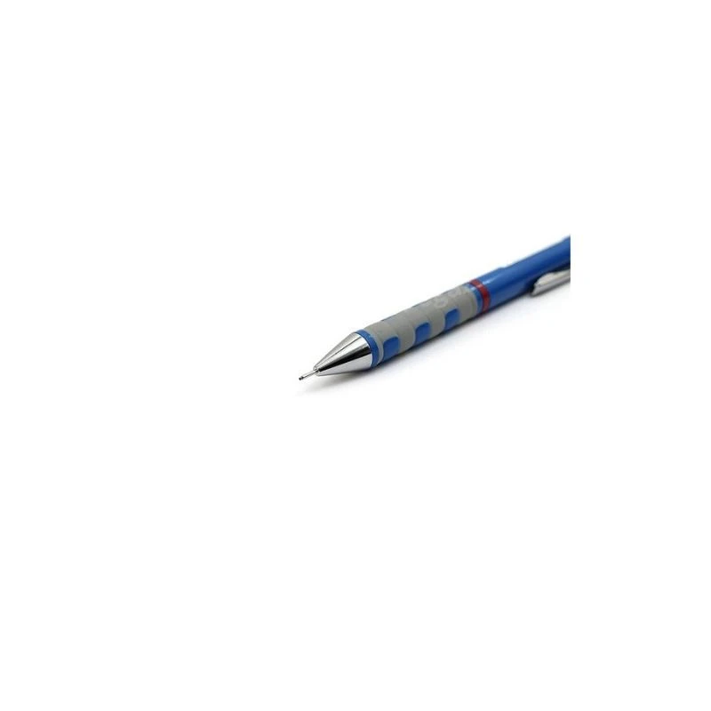ROTRING Tikky tehnička olovka 0.7 mm plava – precizna mehanička olovka sa mesinganim mehanizmom, soft-touch gripom i fiksnim vrhom za pisanje, skiciranje i tehničko crtanje