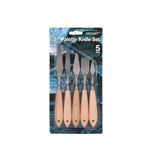 Set slikarskih noževa – špahtli Statovac ART 5K 616730 | Profesionalni set od 5 špahtli za akril, ulje, impasto i reljefne tehnike