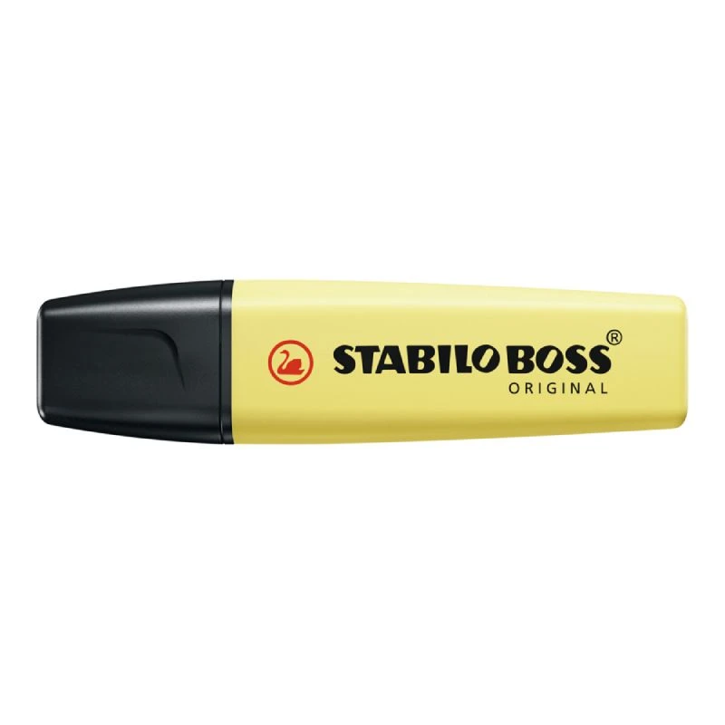 STABILO BOSS Original Pastel signir 70/144 – mlečno žuti (milky yellow) signir za pisanje, podvlačenje i isticanje teksta
