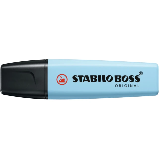 STABILO BOSS Original Pastel signir 70/112 – led plava boja (breezy blue), signir za pisanje, podvlačenje i isticanje teksta