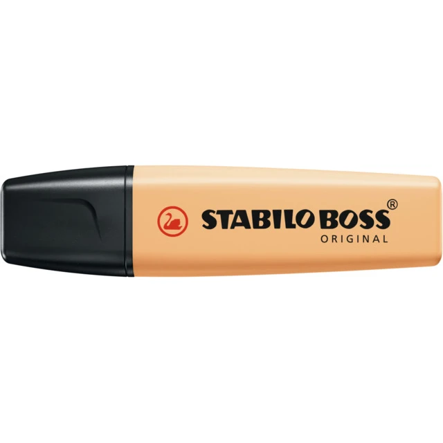 STABILO BOSS Original Pastel 70/125 pastelno narandžasta (Pale Orange) – pastelni marker / signir za podvlačenje i isticanje teksta