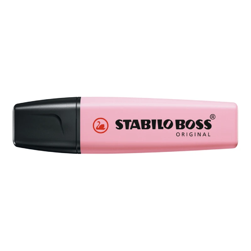 STABILO BOSS Original Pastel signir 70/129 – roze (pink blush) boja, signir za pisanje, podvlačenje i isticanje