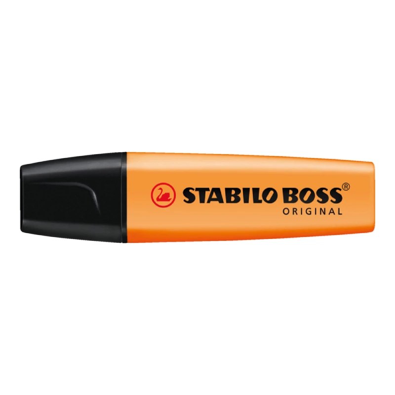 STABILO BOSS Original signir 70/54 – oranž (orange) signir sa kosim vrhom za pisanje, podvlačenje i isticanje 