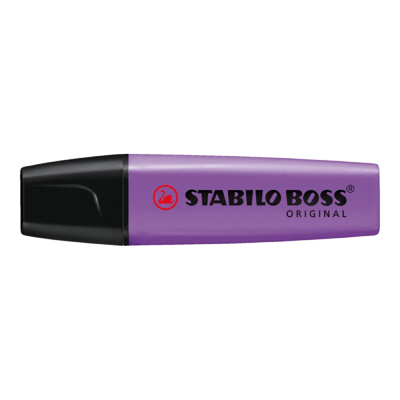STABILO BOSS Original signir 70/55 – ljubičasti (lavender) marker-signir sa kosim vrhom za pisanje, podvlačenje i isticanje