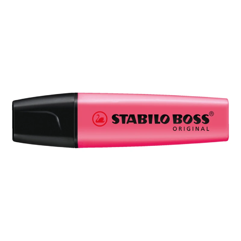 STABILO BOSS Original signir 70/56 – pink marker-signir sa kosim vrhom za pisanje, podvlačenje i isticanje