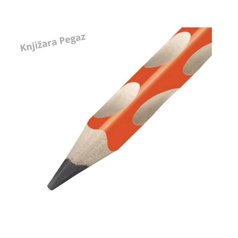 STABILO EASYgraph ergonomska grafitna olovka HB za desnoruke za pravilno držanje i učenje pisanja, narandžasta 322/03