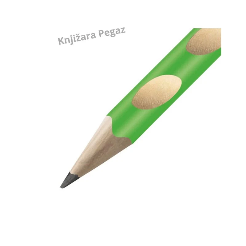 STABILO EASYgraph ergonomska grafitna olovka HB za desnoruke za pravilno držanje i učenje pisanja, zelena 322/04