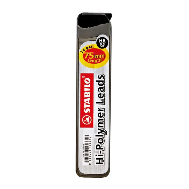Stabilo grafitne mine za tehničku olovku 0.5mm HB 3206HB – 24 komada, duže i intenzivne linije