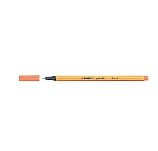 Stabilo Point 88/26 lajner, kajsija – precizan flomaster 0.4 mm za školu, kancelariju i kreativno pisanje