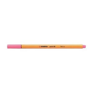Stabilo Point 88/29 lajner, svetlo pink – precizan flomaster 0.4 mm za školu, kancelariju i kreativno pisanje