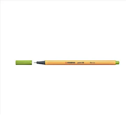 Stabilo Point 88/33 lajner, jabuka zelena – precizan flomaster 0.4 mm za školu, kancelariju i kreativno pisanje