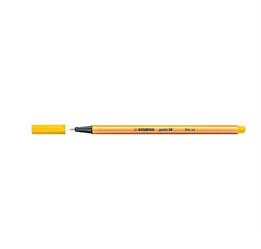 Stabilo Point 88/44 lajner, žuta – precizan flomaster 0.4 mm za školu, kancelariju i kreativno pisanje