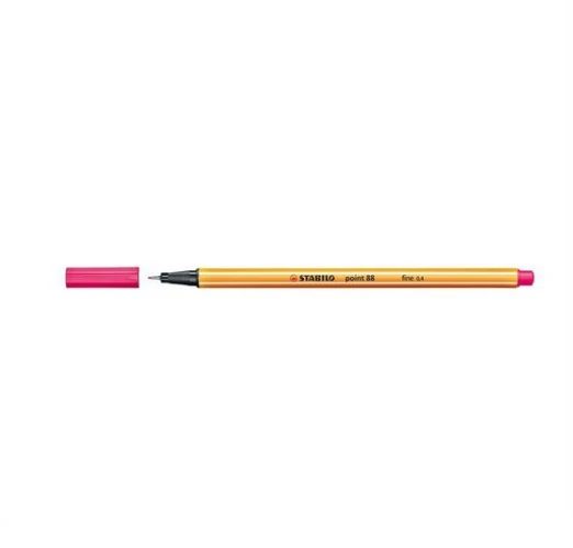 STABILO lajner Point 88/56 pink – precizni flomaster 0.4 mm za pisanje, crtanje i podvlačenje teksta