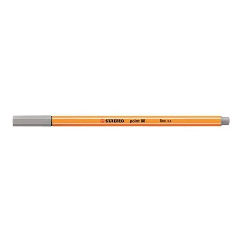 STABILO lajner Point 88/95 srednje siva (Medium Cold) – precizni flomaster 0.4 mm za pisanje, crtanje i podvlačenje