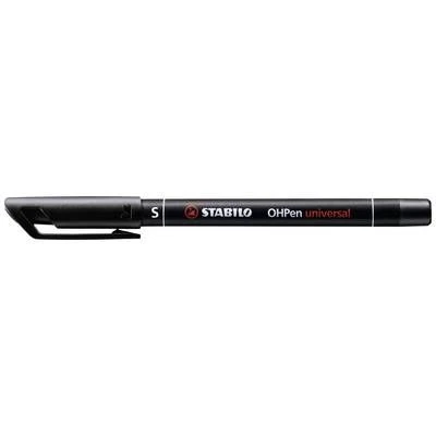 STABILO OHPen Universal Marker S 841/46 crni (Black) – univerzalni permanentni marker 0.4 mm za pisanje, crtanje i obeležavanje