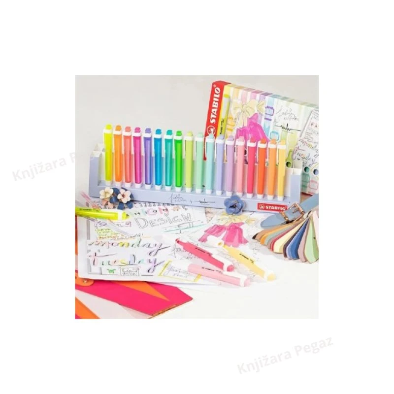 Stabilo Swing Cool set markera 18 kom 275/18-01 – tanki highlighteri neon i pastel boje 1-4 mm