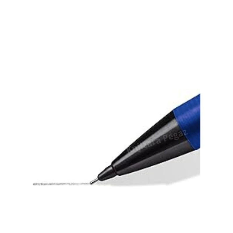 STAEDTLER Graphite 777 tehnička olovka 0.7 mm plava – izdržljiva mehanička olovka sa ergonomskim gumenim telom, rešetkom protiv lomljenja mine i velikom gumicom za precizno pisanje i crtanje