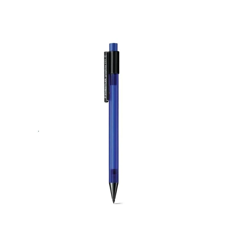 STAEDTLER Graphite tehnička olovka 777 0.5 mm plava za svakodnevno pisanje, crtanje i beleške sa laganim kućištem, ugrađenom gumicom i klipsom