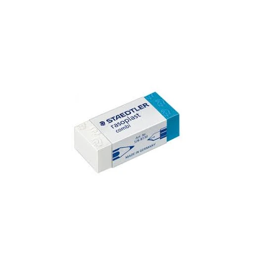 Staedtler Rasoplast 526 BT30 bela-plava gumica za brisanje, kiombinovana gumica za olovku i mastilo visokog kvaliteta