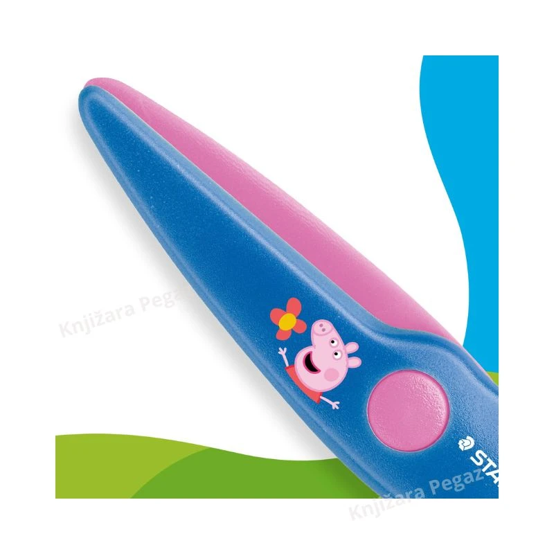 STAEDTLER Noris Junior Peppa Pig dečije makaze 2+ 965 40 BKL1, bezbedne makaze za decu sa zaobljenim vrhom 