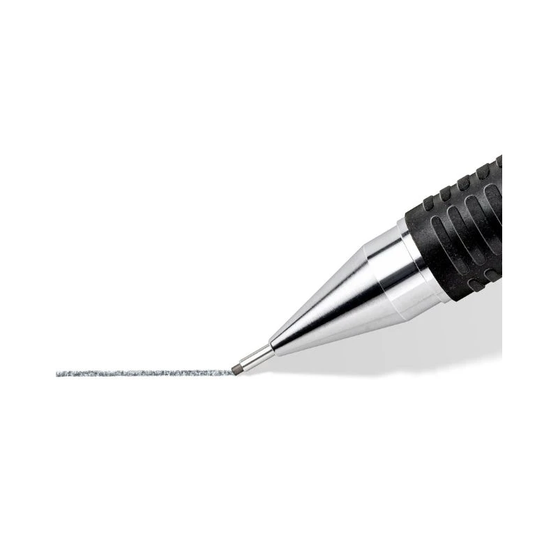 Staedtler Mars micro tehnička olovka 0.9 mm za precizno pisanje i tehničko crtanje sa metalnim klipom, neklizajućom gumiranom drškom i ugrađenom gumicom