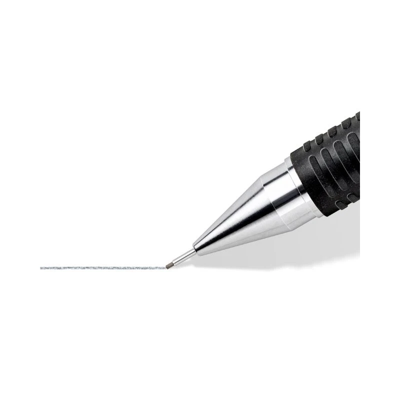 Staedtler Mars micro tehnička olovka 0.5 mm za precizno pisanje i tehničko crtanje sa metalnim klipom, gumiranom neklizajućom drškom i ugrađenom gumicom