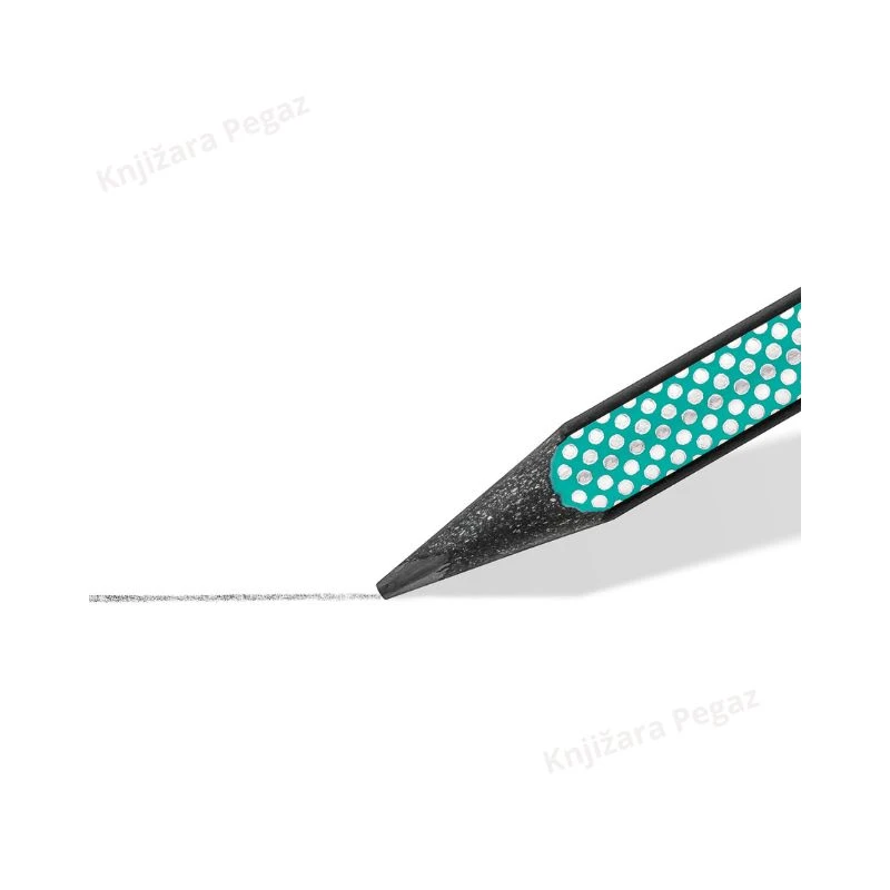 STAEDTLER Grafitna olovka NORIX 181 HB-54 zelena za pisanje crtanje i skiciranje – ergonomska HB olovka