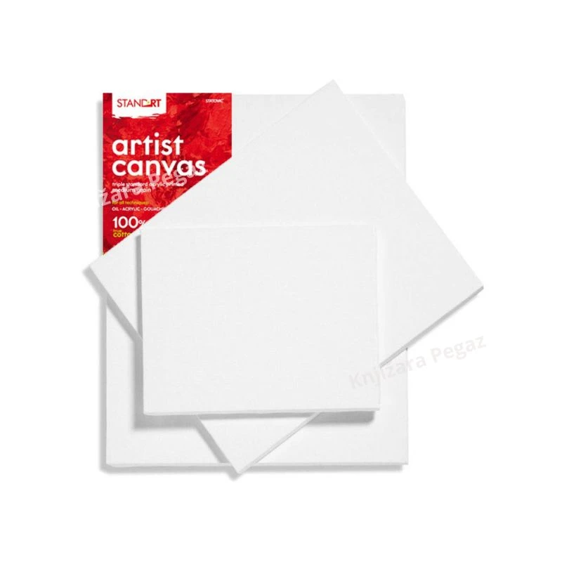 StandArt slikarsko platno 25x35 cm – profesionalno pamučno canvas platno na ramu za slikanje akrilnim, uljanim i tempera bojama