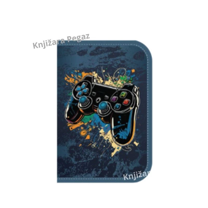 STREET puna pernica Joystick 531646 sa školskim priborom, 1 zip, 2 preklopa, bojice, flomasteri i pribor za školu