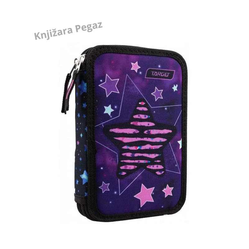 Target Multy Twinkle Star puna školska pernica, 2 zipa sa priborom 28106