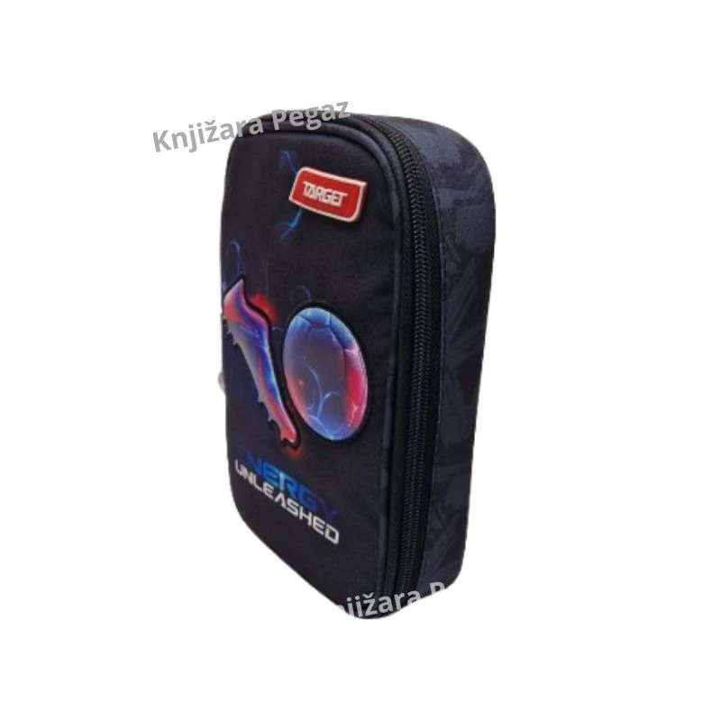 Target Multy puna pernica 1 zip Football Energy 29845 – školska pernica sa kompletnim priborom