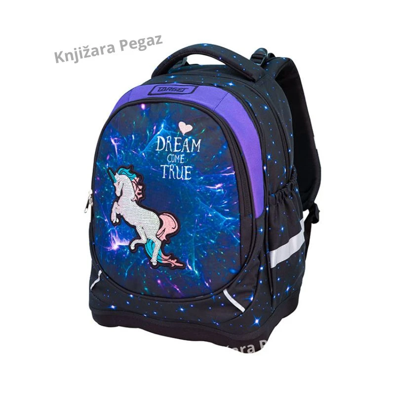 Target Superlight Petit Cosmic Unicorn anatomski školski ranac, lagan 840g, 27617