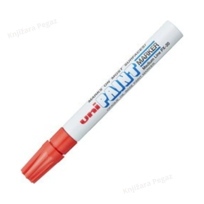 Uni-ball Paint marker PX-20 crveni permanentni uljani marker za sve površine debljine 2.2-2.8mm 