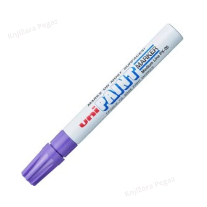 Uni-ball Paint marker PX-20 ljubičasti permanentni uljani marker za sve površine debljine 2.2-2.8mm 