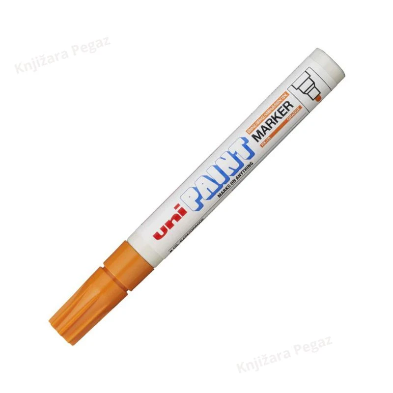 Uni-ball Paint marker PX-20 narandžasti, permanentni uljani vodootporni marker za sve površine 2.2 - 2.8mm 