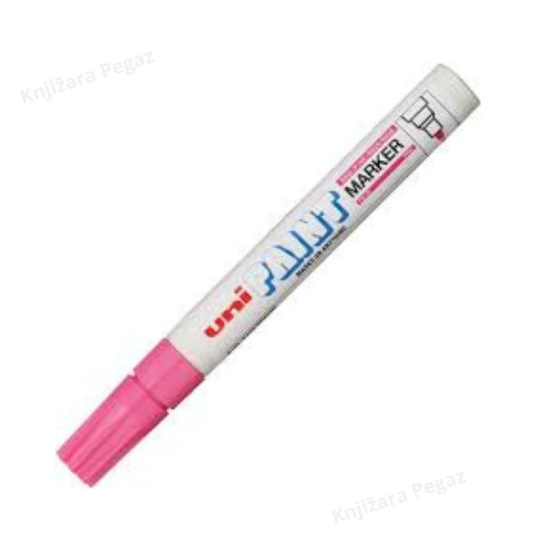 Uni-ball Paint marker PX-20 roze, permanentni uljani marker za sve površine debljine  2.2-2.8mm
