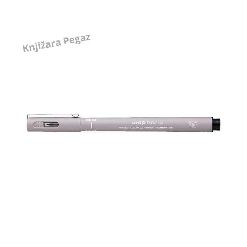Uni-ball PIN BR-200 Brush svetlo sivi marker za kaligrafiju i crtanje