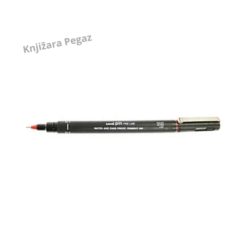 Uni-ball PIN fineliner 0.1 mm crveni pigmentni marker za crtanje