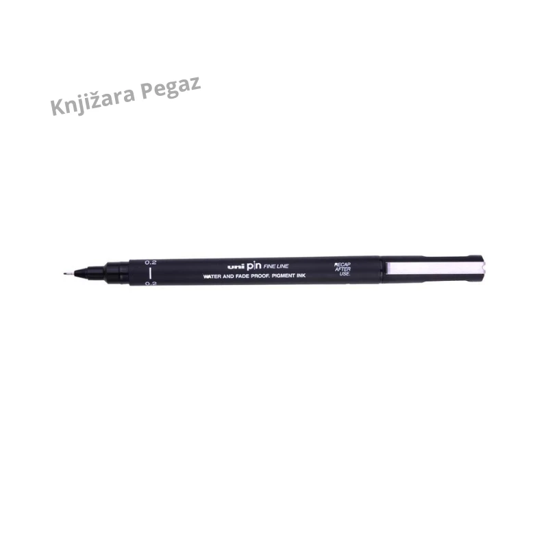 Uni-ball PIN fineliner 0.2 mm crni pigmentni marker za crtanje