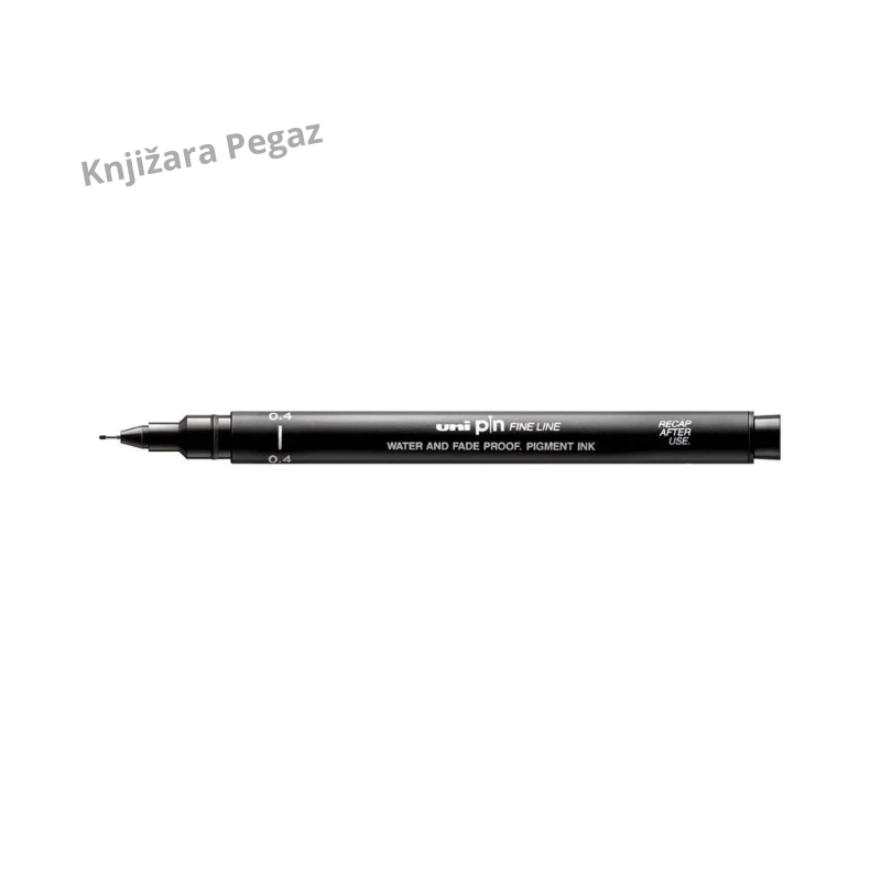 Uni-ball PIN fineliner 0.4 mm crni pigmentni marker za crtanje