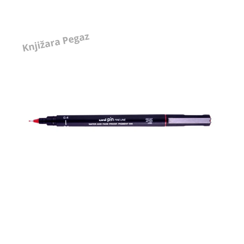 Uni-ball PIN fineliner 0.4 mm crveni vodootporni marker za crtanje