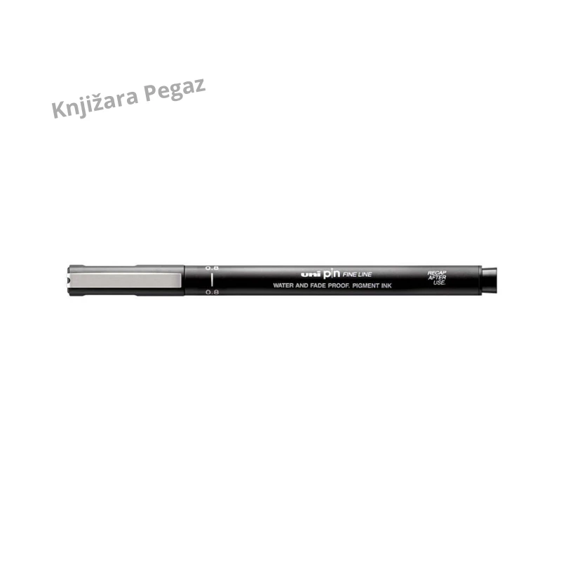 Uni-ball PIN fineliner 0.8 mm crni pigmentni marker za crtanje